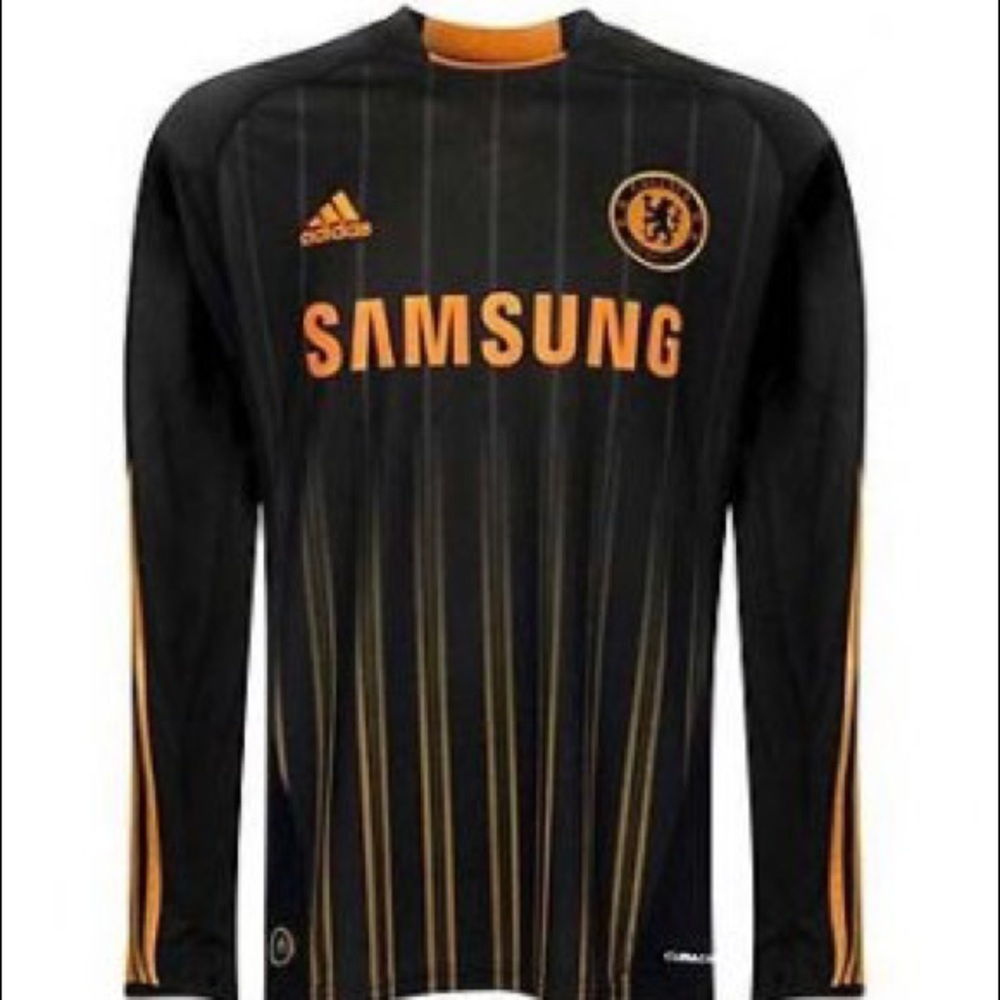 Adidas Youth Chelsea Long Sleeve Away Jersey